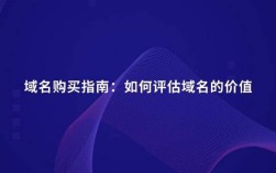 域名价值如何评估？