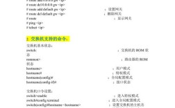 思科模拟交换机命令有哪些？
