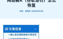 网站被Google K了？判断方法有哪些？