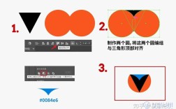 AI中如何将文字穿插在图形内？