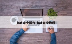 bat命令操作-bat命令教程