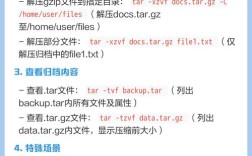 tar命令如何高效打包与解压文件?