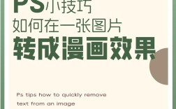 ps教程 如何将人物图p成动漫