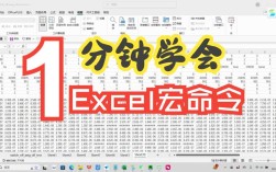 Excel宏编程命令有哪些基础语法？