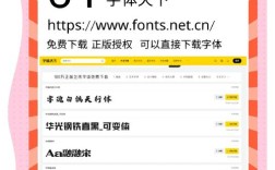 网页如何引入自定义字体？