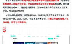 创意字体设计网站如何做出独特视觉？