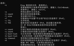 网络测试命令有哪些？