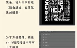 教你如何用ps制作3d炫彩字体海报