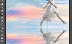 PS如何给人物添加逼真倒影？