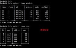 数据库备份与恢复命令有哪些核心操作？