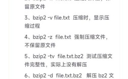zip解压命令有哪些常用参数？