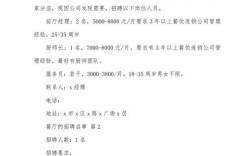 招聘帖子文章，该问啥？