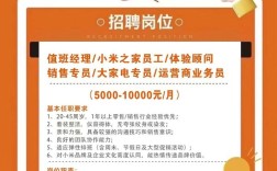 小米菠萝招聘，具体岗位和要求是什么？