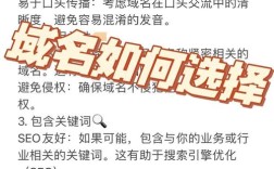 制定域名需注意哪些关键点？