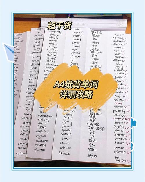 a4纸如何快速记住单词-图1 a4纸如何快速记住单词-图1
