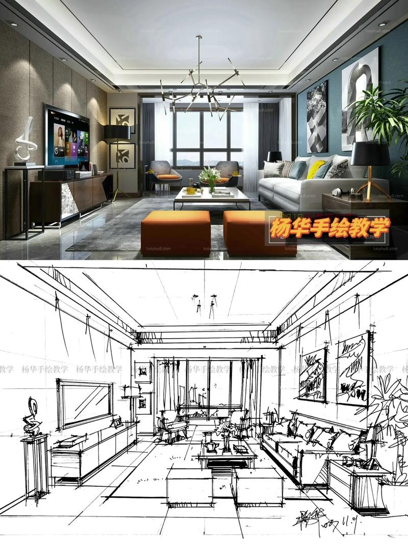 室内效果图如何一稿过-图1