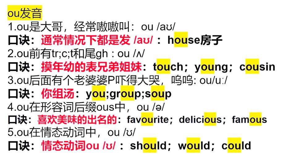 如何多准o和ou的发音,如何准确区分o和ou的发音?-图1 如何多准o和ou的发音,如何准确区分o和ou的发音?-图1
