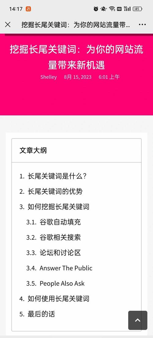 如何挖掘好的长尾关键词,如何高效挖掘高价值长尾关键词?-图2 如何挖掘好的长尾关键词,如何高效挖掘高价值长尾关键词?-图2