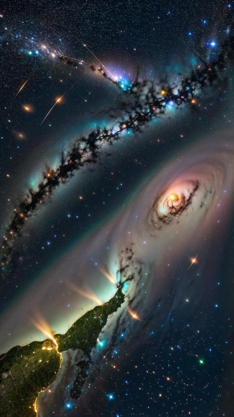 ps如何做流星雨星空,PS如何快速做出逼真流星雨星空?-图2 ps如何做流星雨星空,PS如何快速做出逼真流星雨星空?-图2