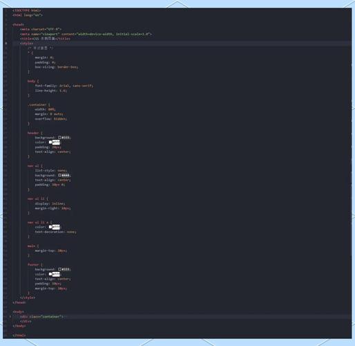 cssHTML网站搭建，CSS与HTML如何协同搭建网站？-图2