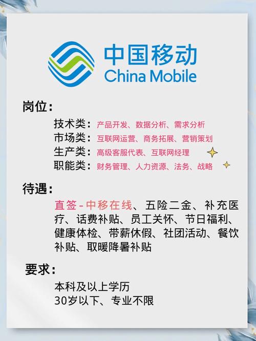 移动公司招聘什么条件，移动公司招聘条件有哪些？-图1