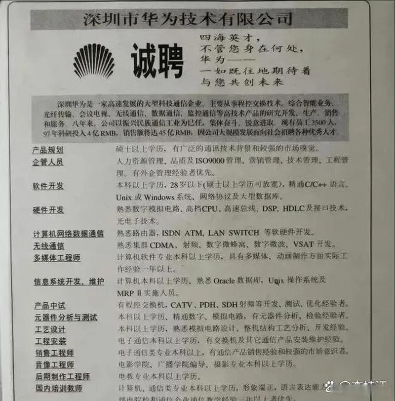 华为招聘信息怎么填写,华为招聘信息怎么填才规范?-图3 华为招聘信息怎么填写,华为招聘信息怎么填才规范?-图3