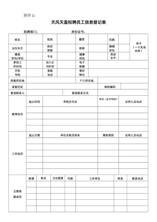 公司招聘表格怎么制作,招聘表格如何高效制作?-图1 公司招聘表格怎么制作,招聘表格如何高效制作?-图1