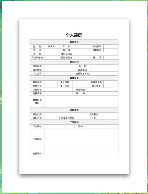 怎么做招聘简历模板，如何高效制作招聘简历模板？-图1