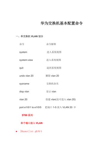 交换机常用命令有哪些?-图1 交换机常用命令有哪些?-图1