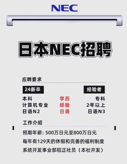 成都nec招聘有哪些岗位要求?-图3 成都nec招聘有哪些岗位要求?-图3