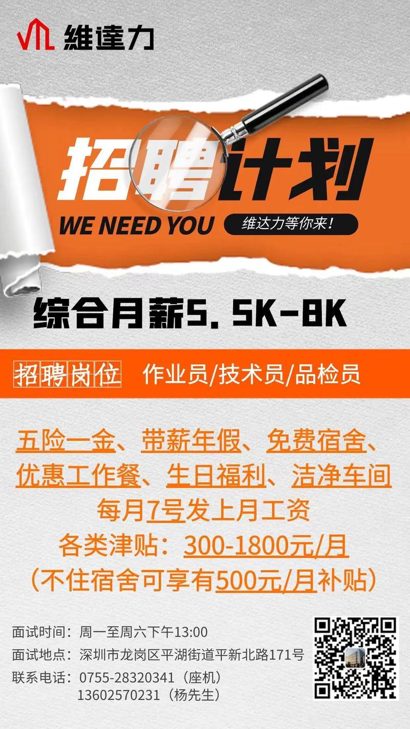 上海维达招聘,岗位要求和薪资如何?-图1 上海维达招聘,岗位要求和薪资如何?-图1