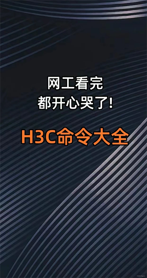 H3C命令大全有哪些常用命令?-图3 H3C命令大全有哪些常用命令?-图3