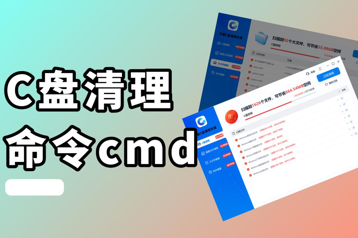 清理C盘命令行有哪些常用命令？-图3