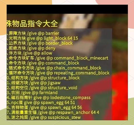 我的世界命令怎么下？-图1