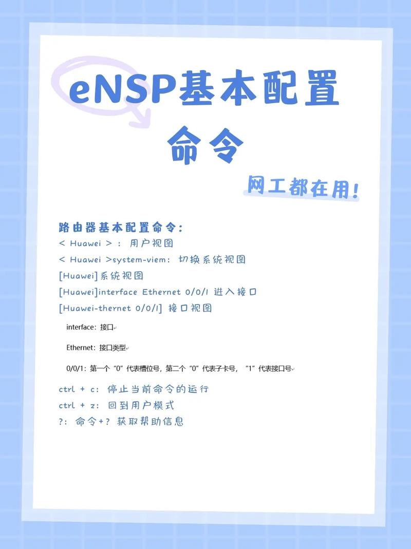 网络设备配置命令有哪些常用指令？-图2