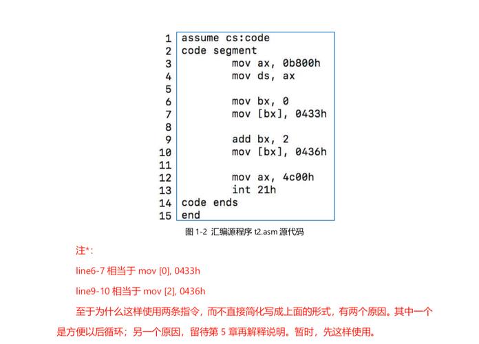 汇编语言a命令具体如何使用？-图1