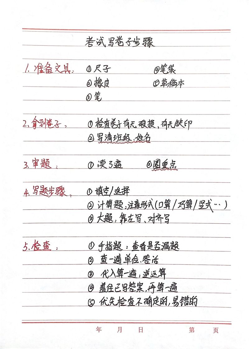初学者如何高效做卷子？-图1