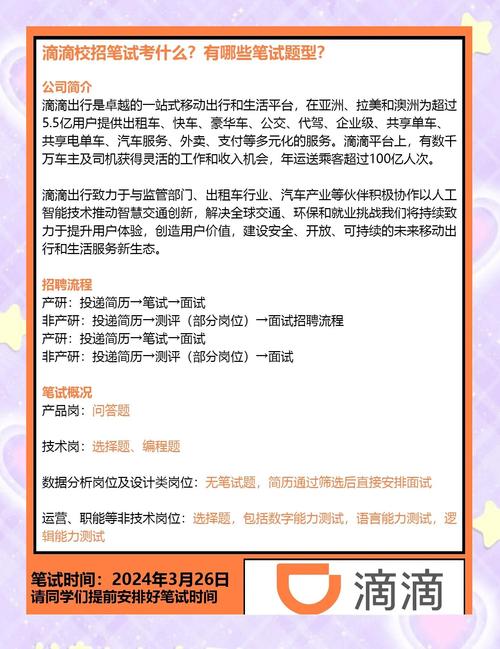滴滴招聘笔试考什么？-图1