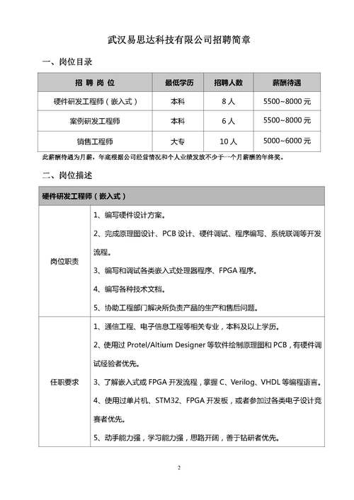 Element Plus招聘有哪些岗位和要求？-图3
