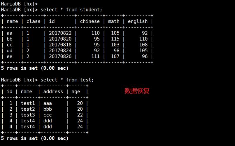 数据库备份与恢复命令有哪些核心操作？-图1