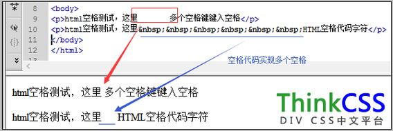 网页制作中空格键为何无效？-图1