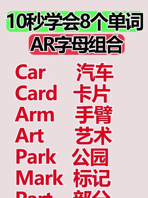 ar开头单词咋记？高效记忆法有哪些？-图2
