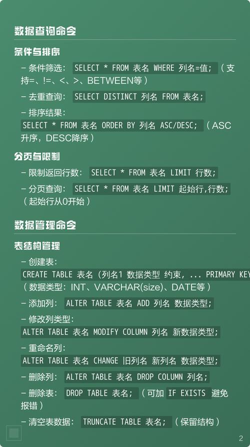 MySQL所有命令有哪些？-图2