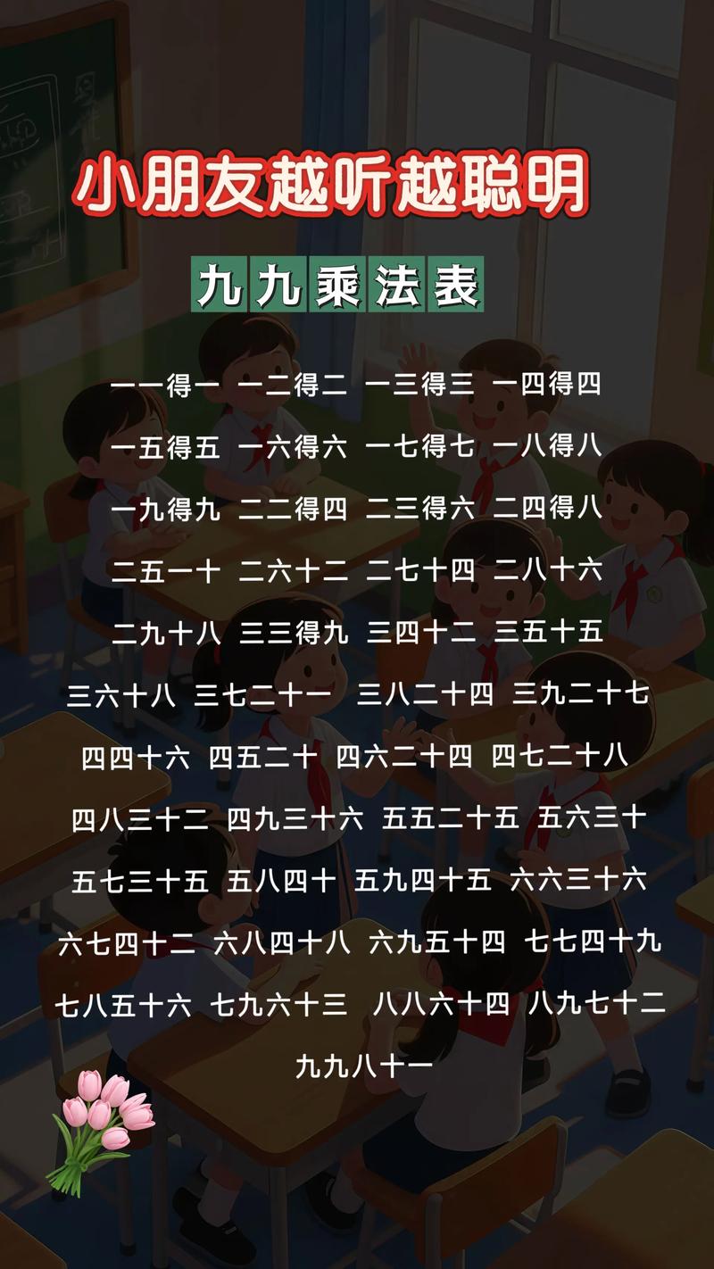 孩子如何快速牢记乘法口诀?-图1 孩子如何快速牢记乘法口诀?-图1