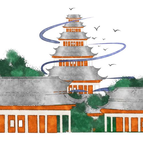 PS如何制作中国风楼房？关键在哪？-图2