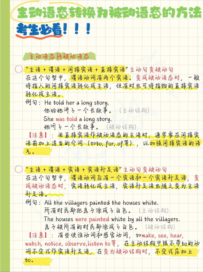 被动语态公式怎么背才高效?-图3 被动语态公式怎么背才高效?-图3