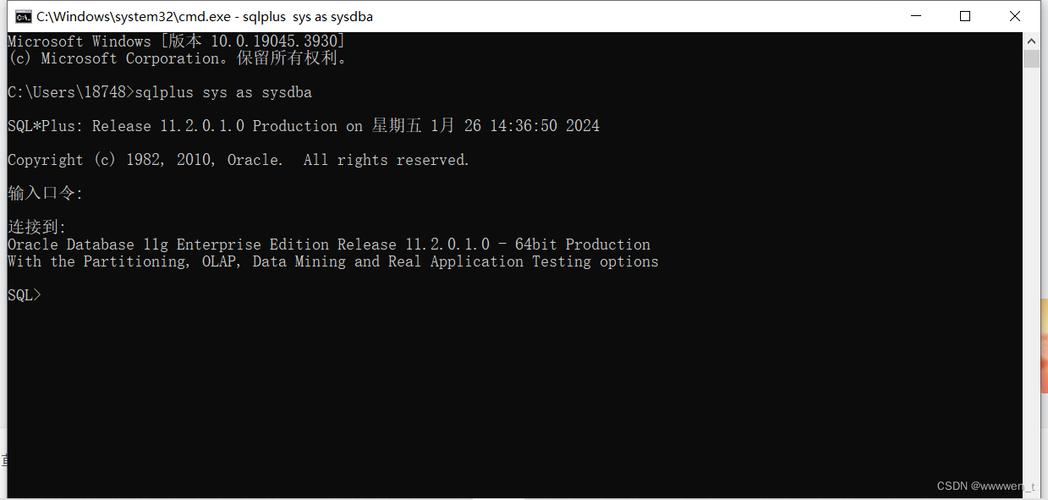 Oracle登录数据库命令有哪些？-图3