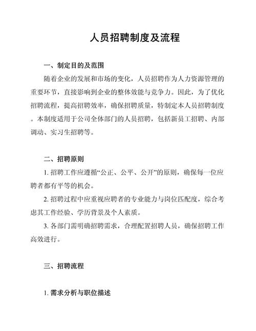 全员招聘办法有何核心要点与实施规范?-图1 全员招聘办法有何核心要点与实施规范?-图1