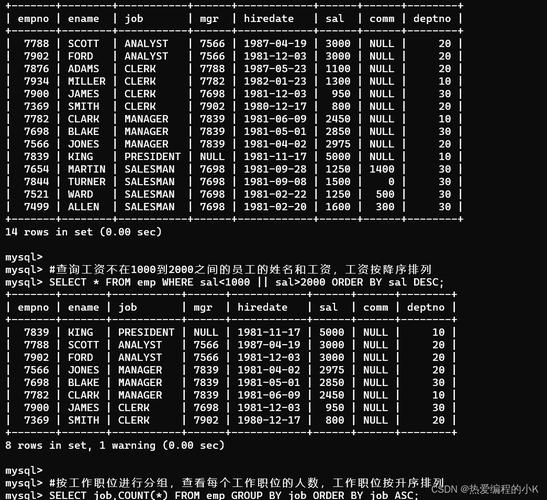Linux MySQL命令如何高效查询数据?-图3 Linux MySQL命令如何高效查询数据?-图3