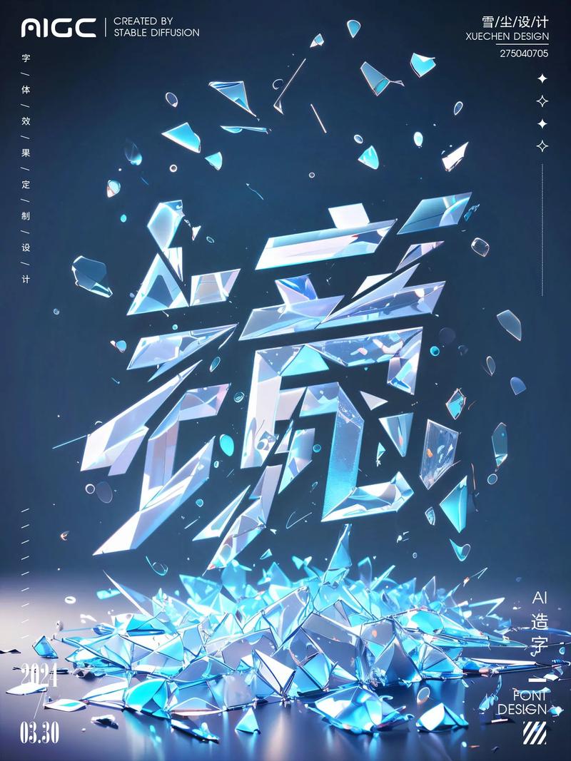 AI设计艺术字体,创意如何突破算法边界?-图1 AI设计艺术字体,创意如何突破算法边界?-图1